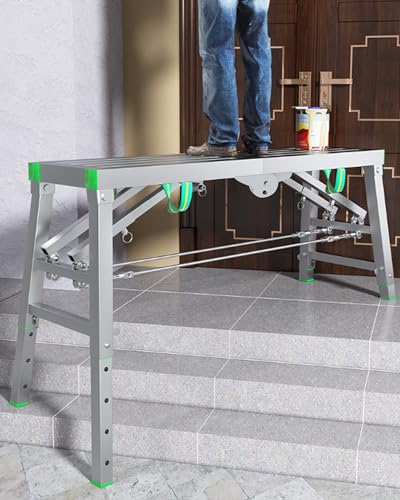 Échafaudage réglable pour éviter les chutes, établi pliable de 180cm - 2