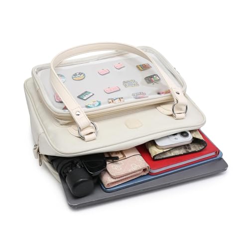 Image of Oxford Ita Bag Crossbody Shoulder Bag Satchel Messenger Backpack Multi-Purpose Pins Display