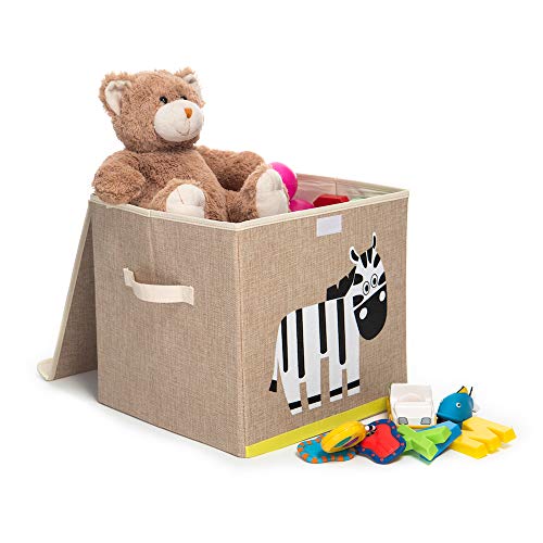 Caixa Organizadora Infantil Quarto Bebê Criança estampa:zebra