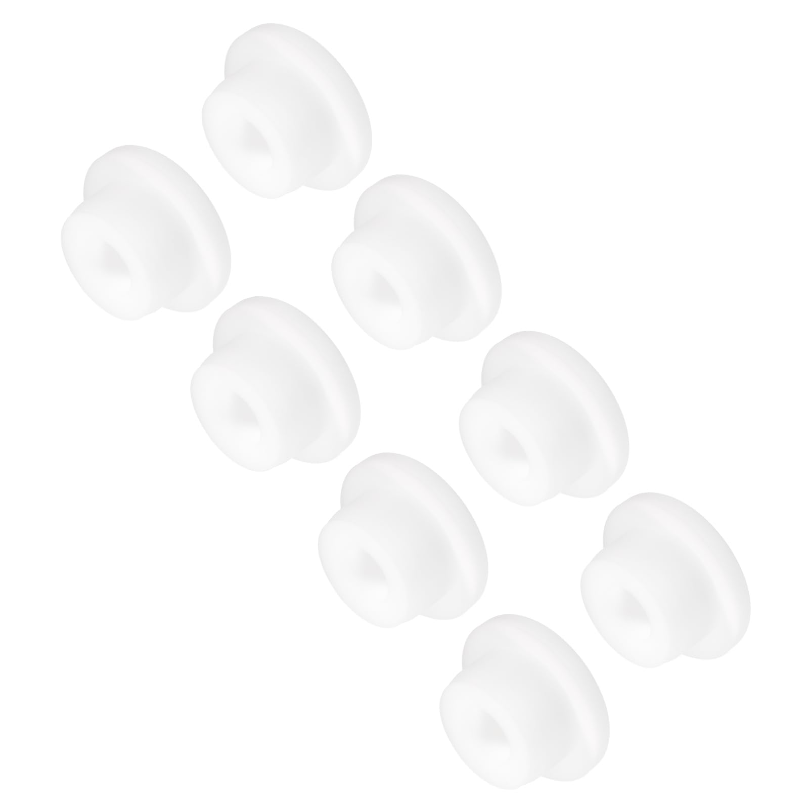 MECCANIXITY 8pcs T-Shaped Silicone Plugs 20mm 13/16 Inch Dia Snap in Plug Hole Seal Cover Round Rubber Stopper for Kitchen Rubber Bulkheads Waterproof