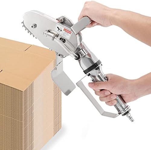 GOLDENWALL Pneumatic Waste Stripper Pneumatic Cardboard Carton Box Stripping Machine Paper Edge Cutter Trimming Tool (double claw chain)