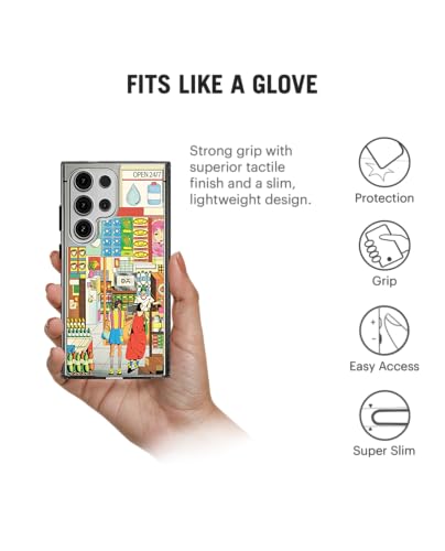 Image of DailyObjects Case for Samsung Galaxy S24 Ultra Stride 2.0 General Store Compatible with Magnetic Wireless Charging Slim Back Cover with Inner Magnetic Ring Shockproof