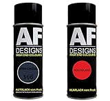 mercedes w202 azuritblau  Autolack Spraydose Set für Mercedes/Daimler Benz 366 Azuritblau Metallic Basislack Klarlack Sprühdose 400ml
