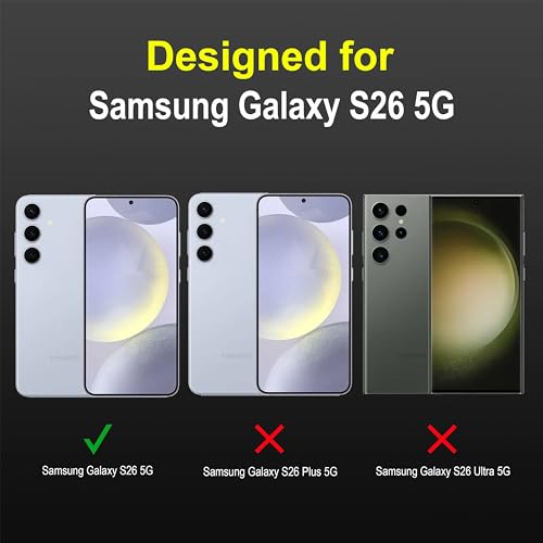 Image of Zapcase Back Case Cover for Samsung Galaxy S26 5G | Compatible for Samsung Galaxy S26 5G Back Cover | Liquid Silicon Magic Case with Camera Protection | Black