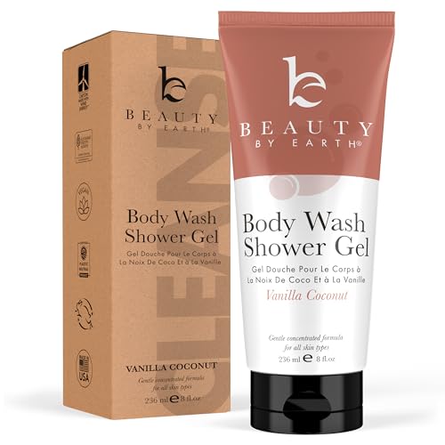 Vanilla Coconut Natural Body Wash – USA Made with
