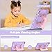 Fintie Kids Friendly Case for Samsung Galaxy Tab S10 Lite/ S10 FE/ S9 FE 10.9 Inch/Tab S9 11 Inch, Fully-Body Rugged Heavy Duty Shockproof Protective Case with Kickstand & Shoulder Strap, Purple