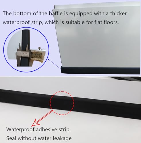 Miniatura 4 de Barrera Móvil De Protección Contra Inundaciones En Puertas,Barrera De Aleación De Aluminio De Defensa Contra Inundaciones En Puertas,Deflector Protección Contra Inundaciones 100 40cm