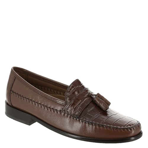 Florsheim Pisa Moc Toe Tassel Loafer Men's Slip On, 9 3E US, Cognac2