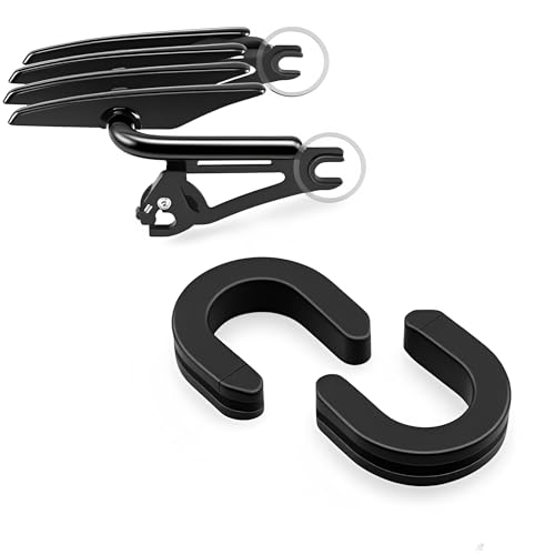 Image of H-D Quick Release Sissy Bar Rack Docking Hardware Luggage Rack Latch Clips Kit + Side Plate Mounting Bracket Grommet Fits for Harley Touring Sportster Touring Electra Street Glide Road King 1986-2025