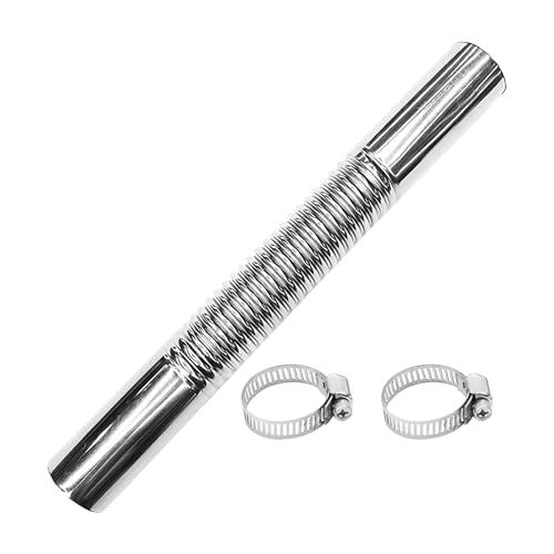 Piezas de repuesto para sistemas de escape de vehículos de motor, espiral de 15,00 cm de acero inoxidable, tubo de escape para calefacción adicional, para vehículos, coches, camiones, mantenimiento