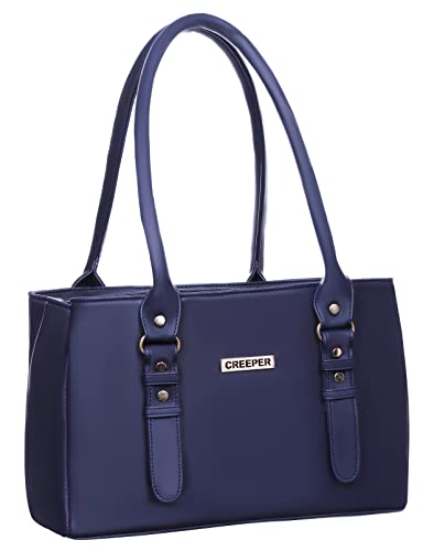 creeper Womens Girls Leather Large Capacity Shoulder Bags Handbag (Blue) (B0BNC1T8G1) Amazon Price History, Amazon Price Tracker