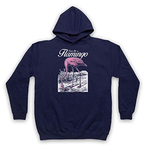 Sweat a capuche Save The Flamingo animal rights protest slogan pour adultes