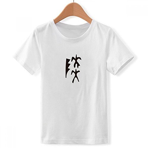 T-Shirt Chinois Lu Blanc idéal pour le look décontracté des garçons au collège