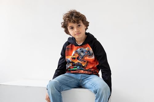 Image of Monster Jam Boys' Fleece Pullover Hoodie Toddler to Big Kid
