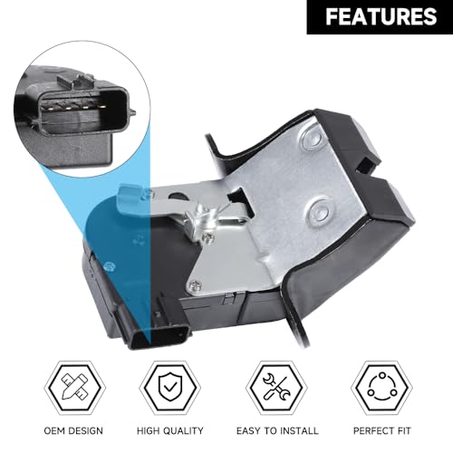 Image of Trunk Latch Lock Actuator Tailgate Door Latch Lock Actuator - Compatible for Hyundai Veloster 1.6L 2012-2017 - Replace Part 81230-2V000