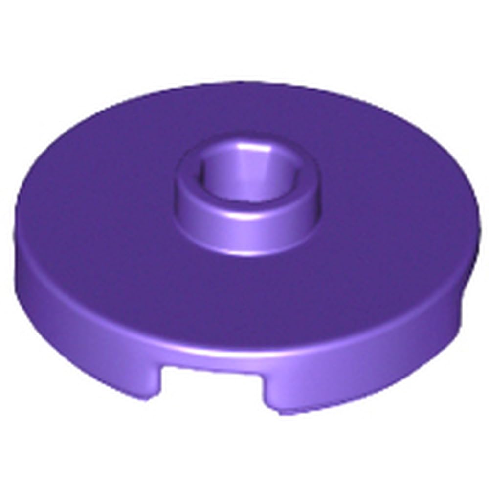 LEGO Tile Round 2 x 2 with Open Stud, Part 18674 (Dark Purple, 10, count) โ image 1