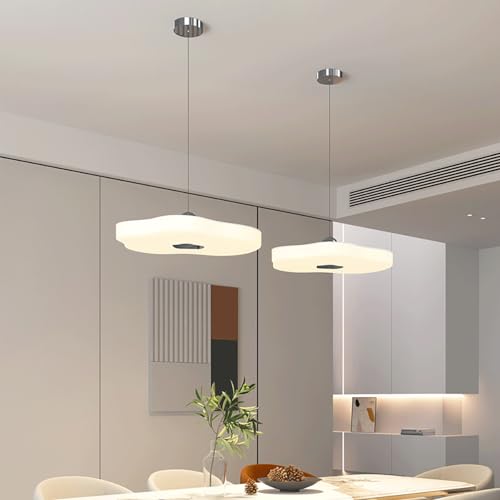 Lustre suspension LED 54W avec 3 modes de couleur interchangeables - 8