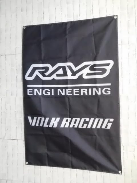 Amazon.co.jp: 「RAYSブラック」特大フラッグ・旗バナー・約