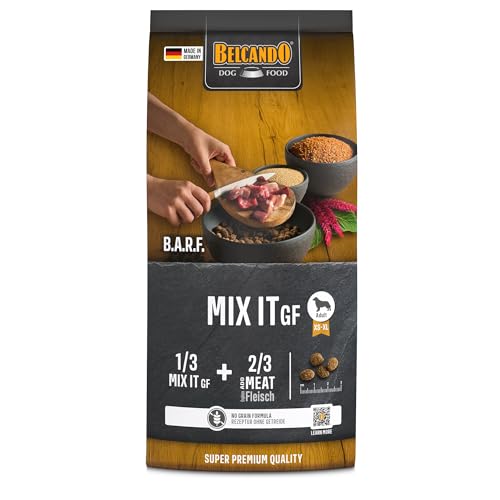Belcando Mix It GF [1 kg] Ergänzungsfutter | Trockenfutter für Hunde zur Ergänzung bei Fleischfütterung & Barf | Ergänzungsfutter für Hunde
