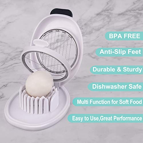 image for nobranded Egg Slicer for Hard Boiled Eggs,Easy to Cut Egg into Slices,