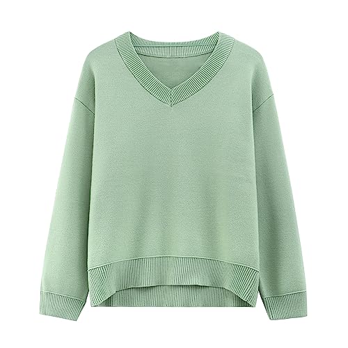 Image of Women's Tight Cuff Long Sleeve Crew Neck Solid Button Down Cable Ribbed Knit Classic Cardigan Sweater