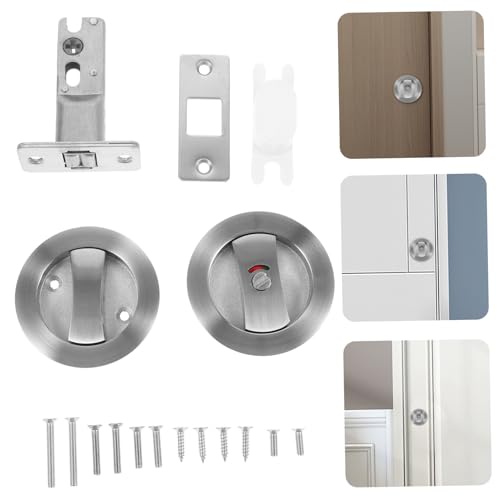 Cerradura de privacidad para puerta corrediza TEHAUX con diseño satin, herraje interior estilo moderno miniatura 6