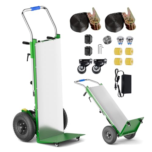 Carretilla eléctrica para escaleras, 1300w, plegable