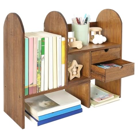 GUUSII HOME Étagère de Bureau en Bambou Cover