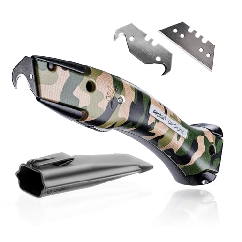 Delphin Teppichmesser 03 Camouflage Cutter-Messer