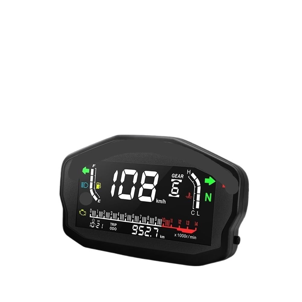 Moto Contachilometri Pannello di controllo digitale per motocicletta Tachimetro universale Contachilometri 2/4 cilindri per Suzuki Indicatore
