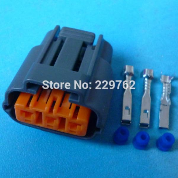 Yierxjwshx 3Pin 090 Female Waterproof Cable Plug for Nissan for Mazda RX8 Ignition Coil Connector 6195-0009 Ignition Coil Plug - (Color Name: 15sets)