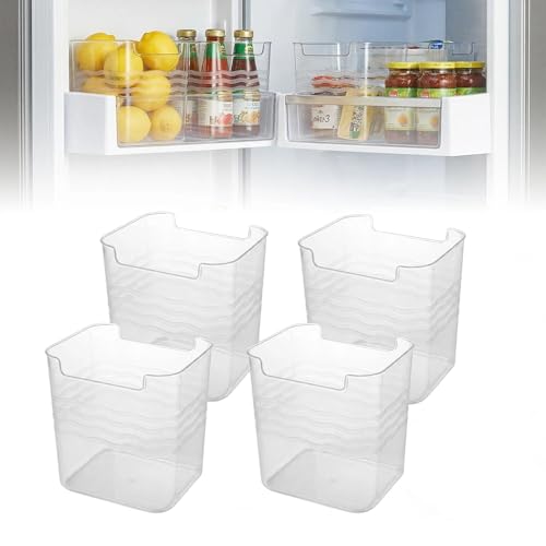 Clear Freezer Storage Bins