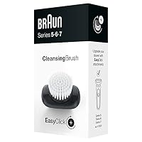Braun EasyClick Gesichtsreinigungsbürsten-Aufsatz für Rasierer Herren, kompatibel mit Series 5, 6 und 7 Elektrorasierer (Rasierer Modelle ab 2020) – Ansicht 4