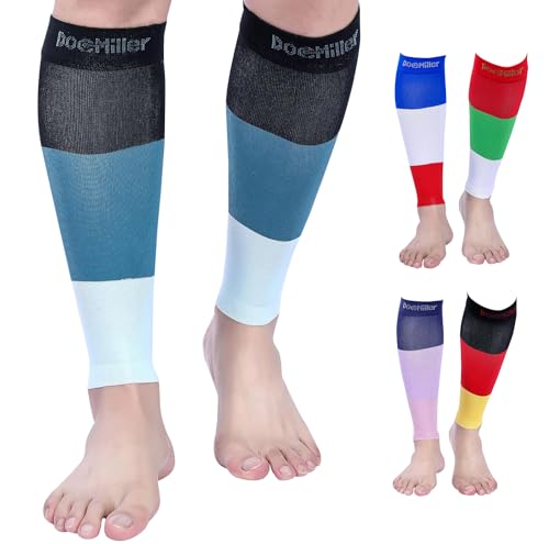 Image of Doc Miller Calf Compression Sleeves 15-20mmHg for Short People Men & Women