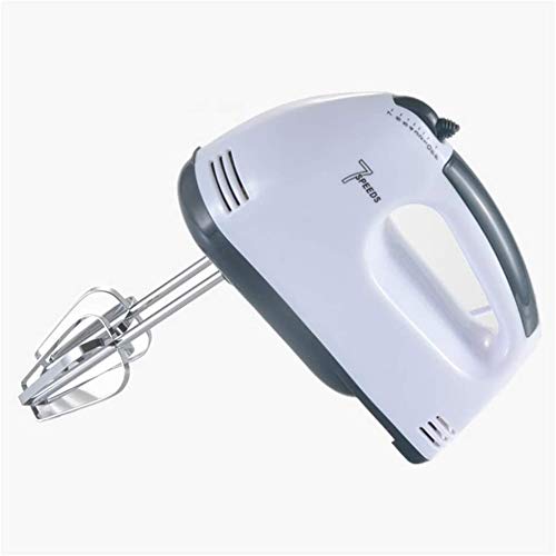 FANQIE Mezclador Eléctrico con Los Batidores Y Los Ganchos De Las Pastas, Eléctrica Gastronómico Mezclador, Portátil 7 Velocidad, Ganchos para Masa Y Licuadoras