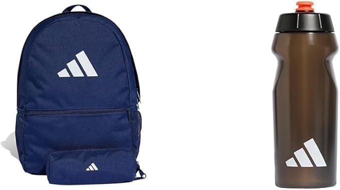 adidas pack de vuelta al cole de mochila con estuche para lápices y botella de agua 0.5L