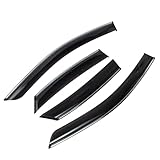 Hihaha Seitenfensterabweiser für Lexus NX250 NX350 NX350h NX450h+ 2022-2024 Seitliche Fensterlüftungsschirme Regenschutz Sonnenschirme Windabweiser Fensterschattierungen