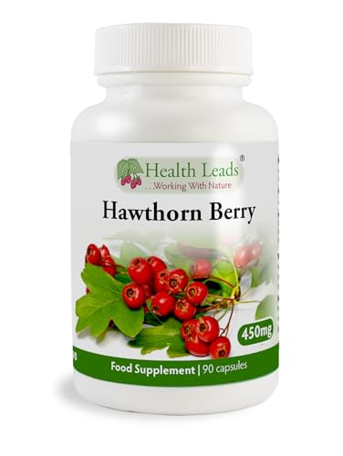 Hawthorn Berry 450mg x 90 Capsules (100% Additive Free Supplements)