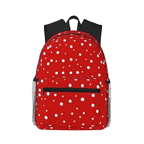 Sac à dos léger noir à pois pour vos journées de cours et vos sorties en ville