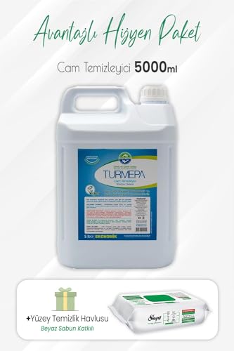 Cam Temizleyici 5 L ve Easy Clean Yüzey Temizlik 100'lü