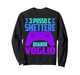 scritta divertente pc gamer ragazzo ragazza uomo controller felpa