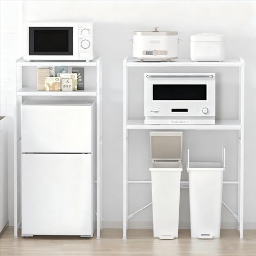 �y�����L�k60�`80cm�z�S�~���ド�b�N �L�b�`���S�~�����[ ����125cm �����W���b�N �ω׏d50Kg �����W�� ���I8�i�K���� �����W�{�[�h �H��I �①�� ����@ �o���� �� �b�N ������� (�z���C�g) [���s�A���i]