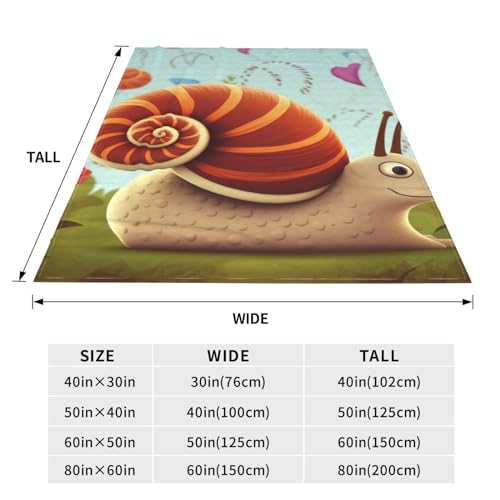 Couverture en micro polaire escargot 127x152 cm pour canapé - 6