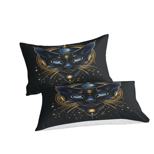 Housse de couette fermeture éclair anti-acariens en microfibre 140x200 cm
