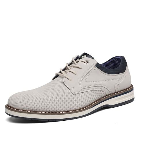La mejor selección de Cual Es el Color Gris Oxford más recomendados. 48 DECARSDZ - Zapatos de vestir para hombre, estilo informal, Oxford, para negocios, reuniones sociales, bodas, viajes, Gris claro, 31 cm