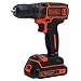 BLACK+DECKER BDCDC18KB-QW - Taladro atornillador 18V, con 2 baterías de litio 18V...