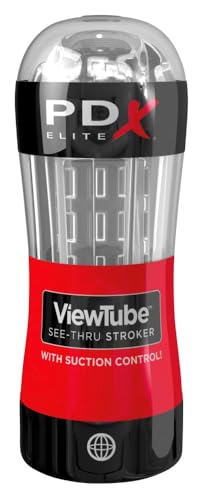 Pipedream USA PDX Elite Viewtube Stroker Transparent Taille Unique