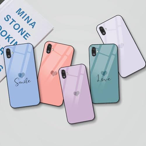 Image of COLORflow Back Cover Compatible with Samsung F14 5G | Pastel Hearts Color Customized | Shockproof TPU Bumper with Camera Protection Back Cover Compatible with Samsung Galaxy F14 5G