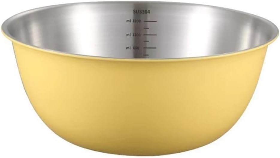 Mixing Bowls Home Kitchen Salad Cooking Basin Mixing Bowls Nesting Set for Food Prep(24cm)