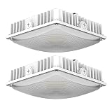 Deojoy 2 Pack LED Canopy Light Fixture,HID/HPS...